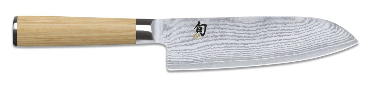 KAI X-MAS SELECTION DREAMBOX Shun Classic White Santoku + Schleifstein