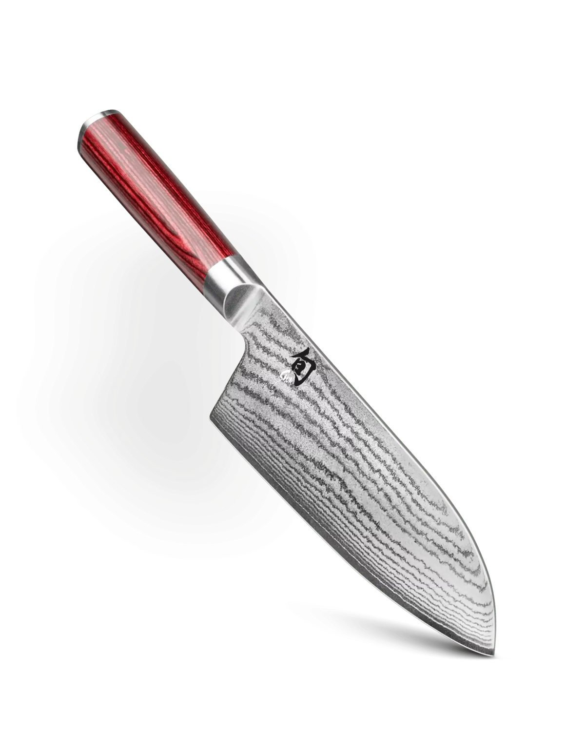 Das KAI X-MAS SELECTION DREAMBOX Shun Classic Red Santoku zeichnet sich durch ein markantes Wellenmuster auf der Klinge und einen glänzend roten Griff aus. Die leicht rechtwinklige Klinge unterstreicht seine einzigartige Textur und Verarbeitung und ist damit perfekt für alle, die Präzision wie bei einem Santoku suchen.