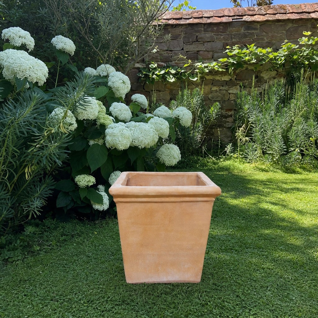 Pflanzkasten aus Terracotta, "Laurus" 38-48cm Höhe