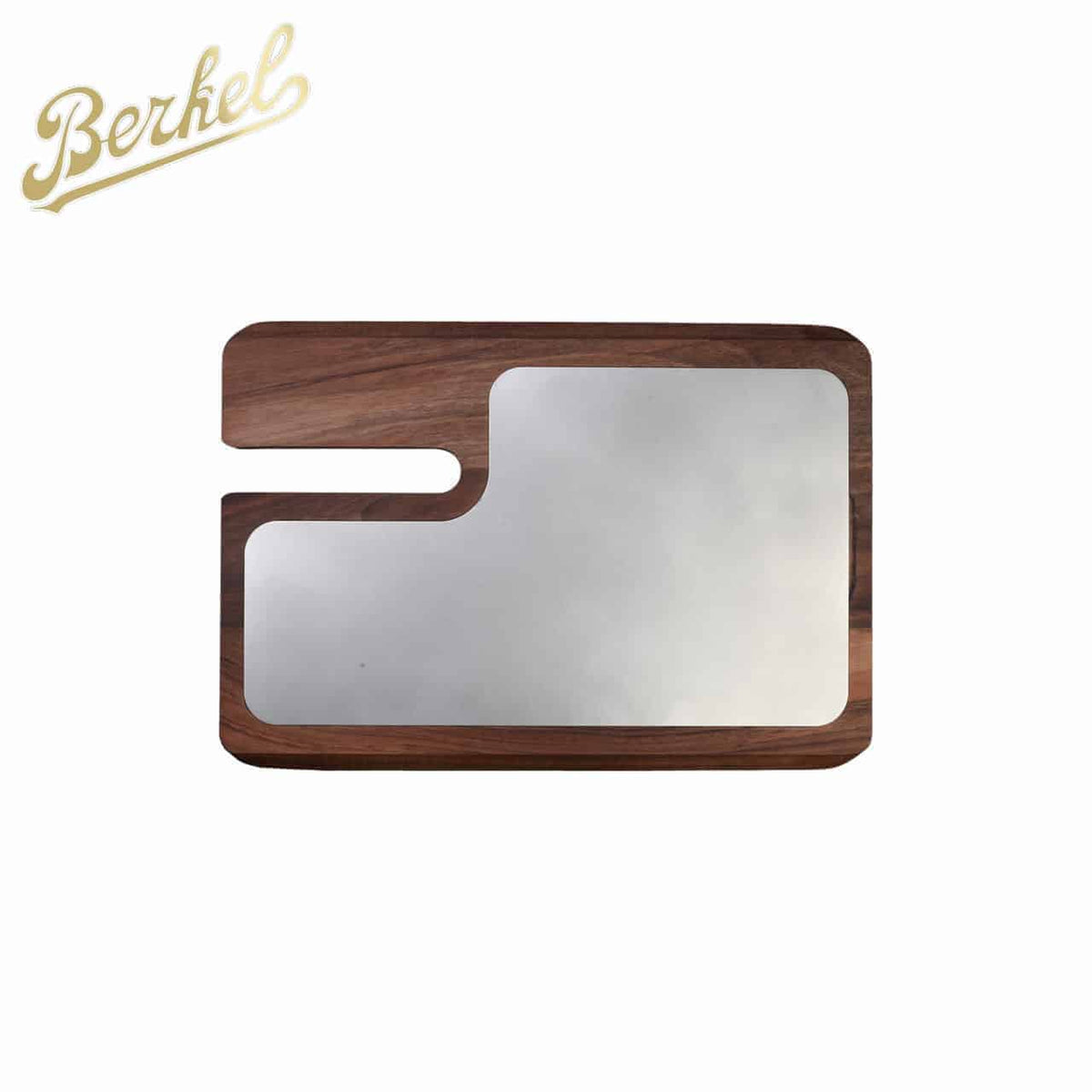 Das Berkel Schneidebrett für Red Line 220-250 Aufschnittmaschinen aus Buche und Edelstahl verfügt über ein einzigartiges, geschwungenes Ausschnittdesign in der oberen linken Ecke. Das goldene „Berkel“-Logo ist prominent in der oberen linken Ecke angebracht und passt perfekt zu Ihren Red Line Aufschnittmaschinen und ist eine exquisite Ergänzung Ihrer Küchenutensilien.